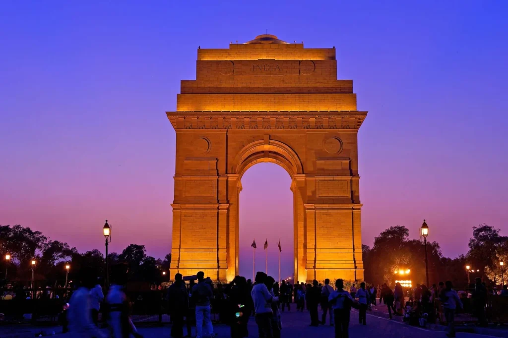 new delhi india war memorial arch sir